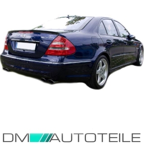 Sport Rear Bumper without park System ABS fits on Mercedes W211 02-06 + accessories for E55 AMG
