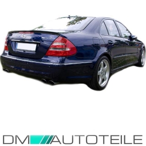 Mercedes W211 Heck Stoßstange hinten ohne PDC aus ABS 02-06 +Zubehör für E55 AMG