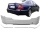 Mercedes W211 Heck Stoßstange hinten ohne PDC aus ABS 02-06 +Zubehör für E55 AMG