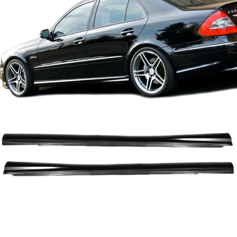 Mercedes w211 s211 AMG style side skirts e class