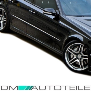 Mercedes E-Class W211 S211 2002-2009 Side Skirtss + accessories for E55 E63 AMG