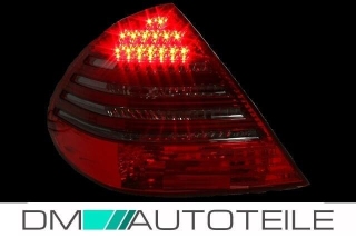 Mercedes W211 LED Rückleuchten Set Limousine Rot Smoke 02-06
