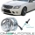 Set Fog Lights Chrome Clear + H7 Bulbs fits on Mercedes AMG Sport W211 S211 W204 S204 C209 A209