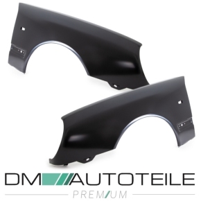 Set Kotflügel Mercedes W210 S210 Kotflügel rechts & links 95-99 + Blinkloch Stahl