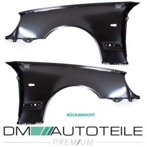 Set Kotflügel Mercedes W210 S210 Kotflügel rechts & links 95-99 + Blinkloch Stahl