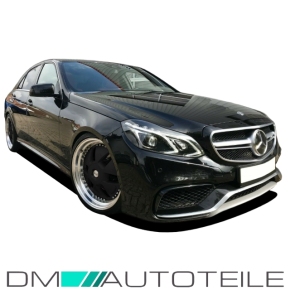 Bodykit Front Heck Stoßstange Seitenschweller +Grill + Zubehör passt für Mercedes W212 Mopf nicht E63 AMG